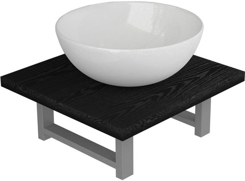 2-piece set of bathroom furniture ceramics black 279319 - Bathroom Set - Main image