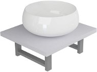 2-piece set of bathroom furniture ceramics white 279325 - Bathroom Set