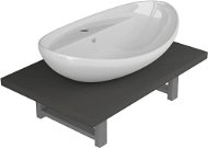 2-piece bathroom furniture set ceramic grey 279333 - Bathroom Set