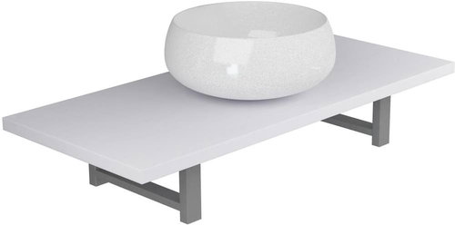 2-piece set of bathroom furniture ceramics white 279364 - Bathroom Set - Main image