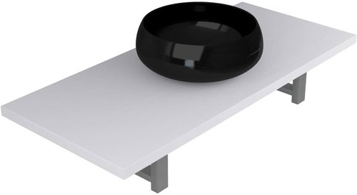 2-piece set of bathroom furniture ceramics white 279365 - Bathroom Set - Main image