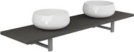 3-piece bathroom furniture set ceramic grey 279393 - Bathroom Set