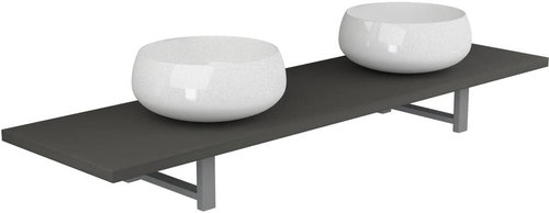 3-piece bathroom furniture set ceramic grey 279393 - Bathroom Set - Main image