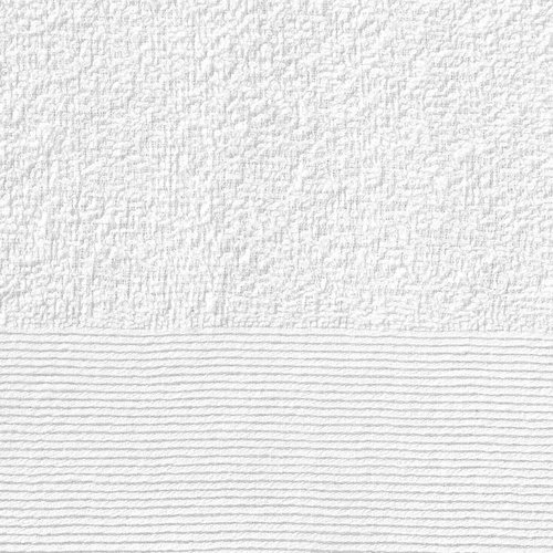 Set of bath towels 2 pcs cotton 450 g/m2 100×150 cm white - Bath Towel - Main image
