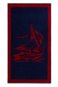 Osuška Soft Cotton Plážová osuška Sail 85 × 160 cm, tmavě modrá - Osuška