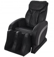 Rocking Massage Chair Black Faux Leather - Armchair