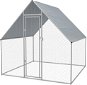 Outdoor Cage for Chickens made of Galvanised Steel 2 x 2 x 1.92m - Bird Cage