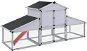 Chicken Coop with Paddock and Cocoon for Laying Eggs, Aluminium - Henhouse