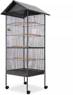 Bird Cage Steel Black 66x66x155cm - Bird Cage