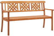 3-seater Garden Bench 150cm Solid Eucalyptus - Garden Bench
