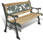 Bistro Bench 100cm Bronze Cast Aluminium - Garden Bench