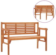 Folding Garden Bench 120cm Solid Eucalyptus - Garden Bench