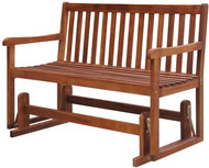 Garden Rocking Bench 125cm of Solid Acacia - Garden Bench