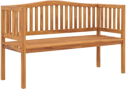 Garden Bench 150cm Solid Teak Wood - Garden Bench - Main image