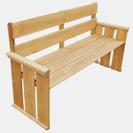 Garden Bench 160cm Impregnated Pine Wood - Garden Bench