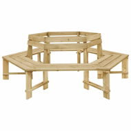 Garden Bench 240cm Impregnated Pine Wood - Garden Bench