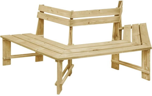 Garden Bench 240cm Impregnated Pine Wood - Garden Bench - Main image