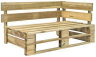 Garden Corner Bench made of Wood Pallets - Garden Bench