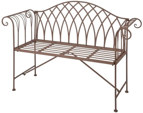 Esschert Design Garden Bench Metal Old English Style MF009 - Garden Bench - Main image