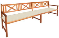 Garden Bench With Cushions 240 cm Solid Acacia Wood 3063824 - Garden Bench