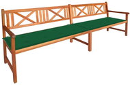 Garden Bench With Cushions 240 cm Solid Acacia Wood 3063827 - Garden Bench