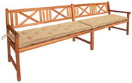 Garden Bench with Cushions 240cm Solid Acacia Wood 3063840 - Garden Bench