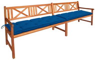 Garden Bench With Cushions 240 cm Solid Acacia Wood 3063847 - Garden Bench