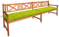 Garden Bench with Cushions 240cm Solid Acacia Wood 3063848 - Garden Bench