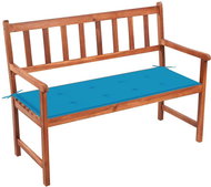 Garden bench with cushion 120 cm solid acacia wood 3063772 - Garden Bench
