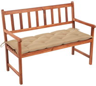 Garden bench with cushion 120 cm solid acacia wood 3063786 - Garden Bench