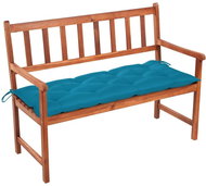Garden bench with cushion 120 cm solid acacia wood 3063787 - Garden Bench