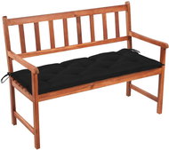 Garden bench with cushion 120 cm solid acacia wood 3063790 - Garden Bench