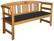 Garden Bench With Cushion 157 cm Solid Acacia Wood 3064266 - Garden Bench