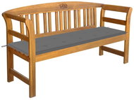 Garden Bench With Cushion 157 cm Solid Acacia Wood 3064267 - Garden Bench