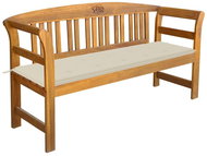 Garden Bench With Cushion 157 cm Solid Acacia Wood 3064268 - Garden Bench