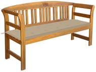 Garden Bench With Cushion 157 cm Solid Acacia Wood 3064269 - Garden Bench