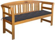 Garden Bench With Cushion 157 cm Solid Acacia Wood 3064281 - Garden Bench