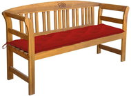 Garden Bench With Cushion 157 cm Solid Acacia Wood 3064287 - Garden Bench