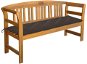 Záhradná lavička Záhradná lavica s poduškou 157 cm masívne akáciové drevo 3064289 - Zahradní lavice
