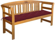 Garden Bench With Cushion 157 cm Solid Acacia Wood 3064290 - Garden Bench