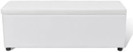 Lavice s úložným prostorem bílá, střední velikost - Lavice