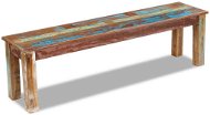 Lavice masivní recyklované dřevo 160 × 35 × 46 cm - Lavice