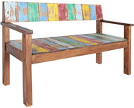 Lavice z masivního recyklovaného lodního dřeva 125 × 51 × 80 cm - Lavice