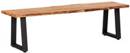 Lavice 160 cm přírodní masivní dubové dřevo - Lavice