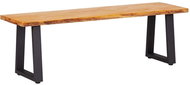 Lavice 140 cm přírodní masivní dubové dřevo - Lavice