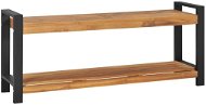 Lavice 120 cm masivní teakové dřevo - Lavice
