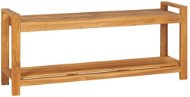 Lavice 120 cm masivní teakové dřevo - Lavice