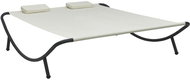 Garden chaise lounge textile cream - Garden Bed