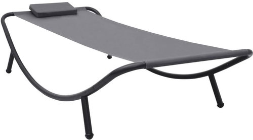 Garden bed grey 200 x 90 cm steel - Garden Bed - Main image