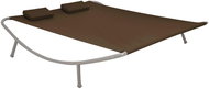 Garden bed brown 200 x 173 cm steel - Garden Lounger